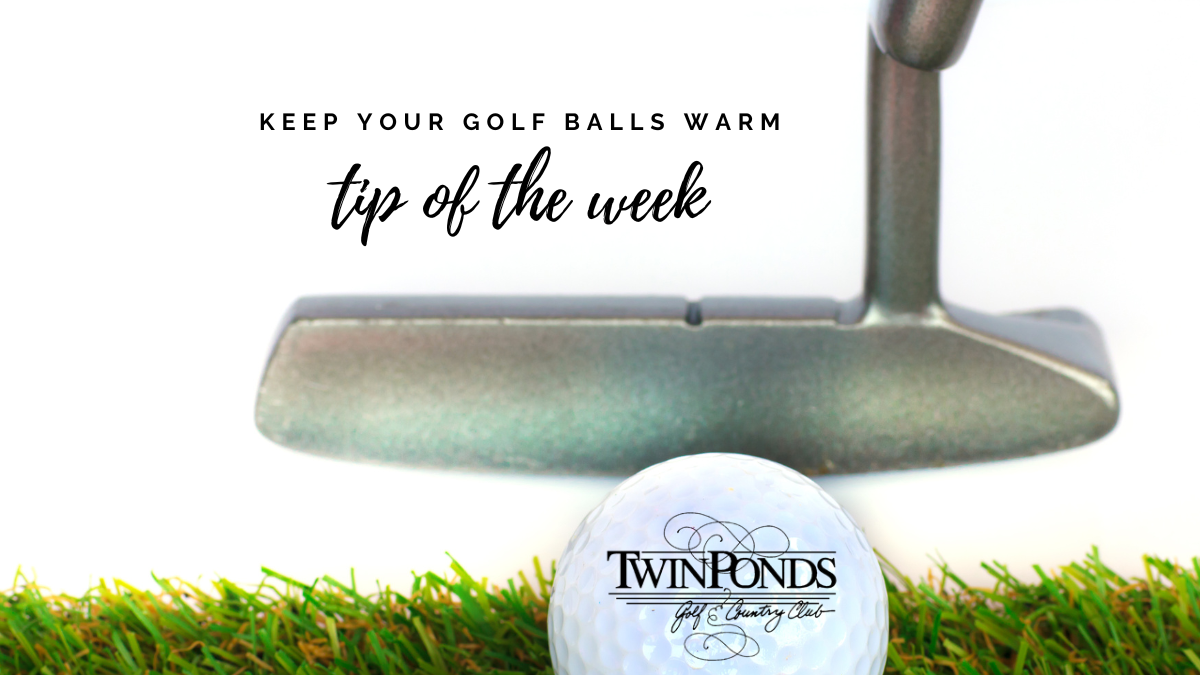 GOLF TIP: Keep your golf balls warm