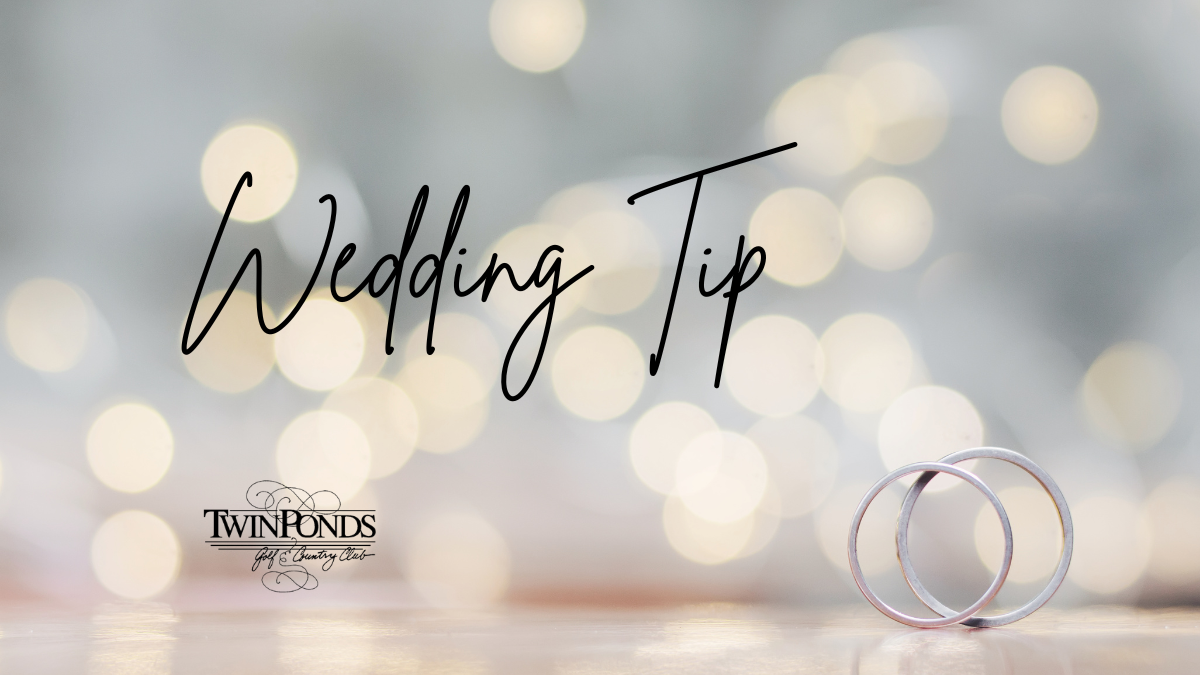 Wedding Tip: TAKE ONE THING AT A TIME