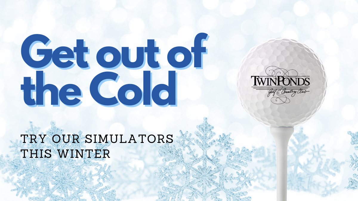 Get out of the Cold with our Indoor Golf Simulator