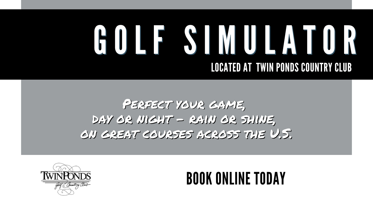 Golf the best courses in America at our Indoor Golf Simulator