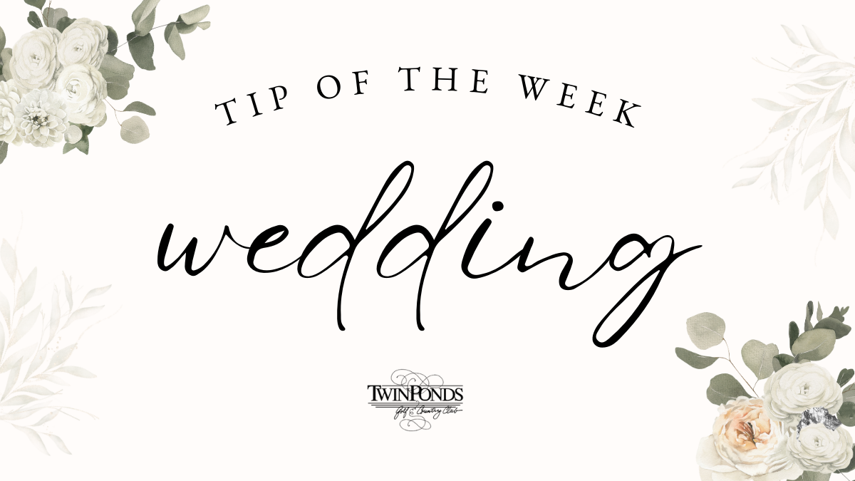 Wedding Tip of the Week – Leave Some Room in Your Wallet